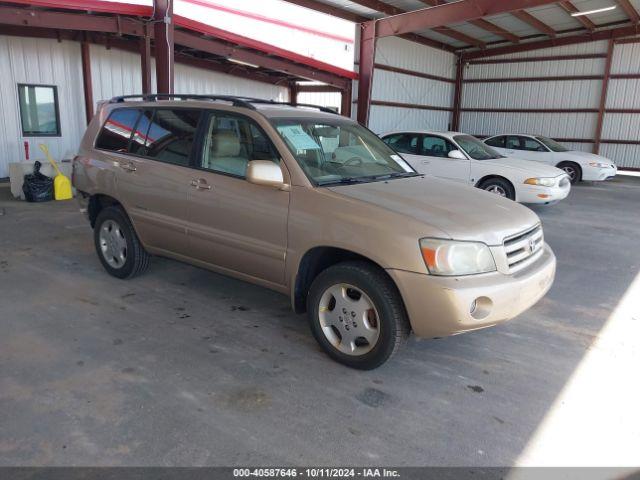  Salvage Toyota Highlander