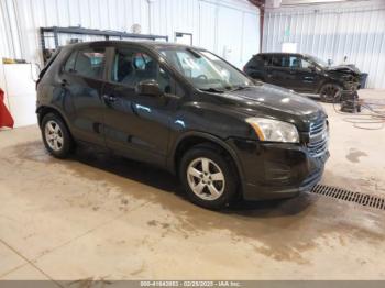  Salvage Chevrolet Trax