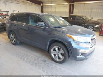  Salvage Toyota Highlander