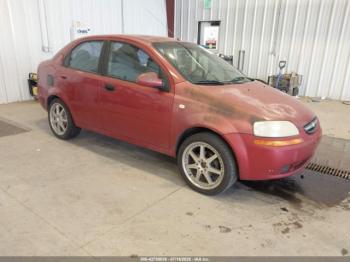  Salvage Chevrolet Aveo