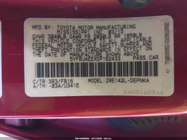 Toyota Corolla Le Image 7