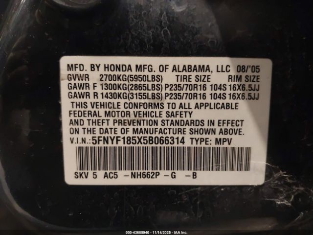 Honda Pilot Ex-l Image 12