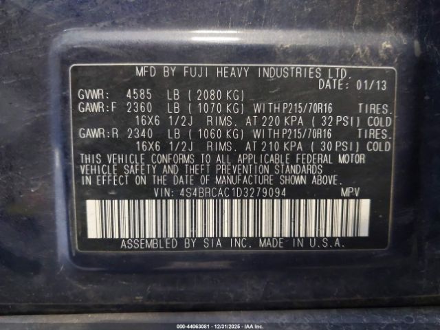 Subaru Outback 2.5i Image 5