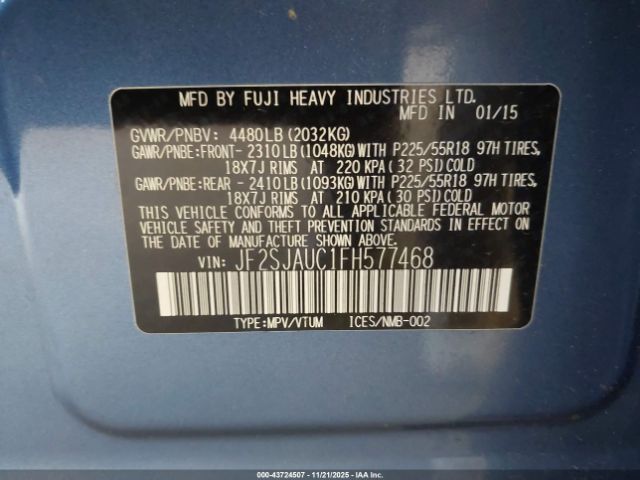 Subaru Forester 2.5i Touring Image 4