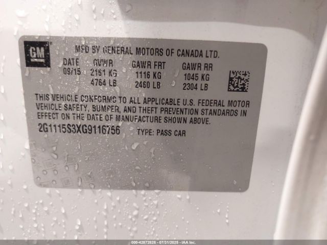 Chevrolet Impala 2lt Image 6