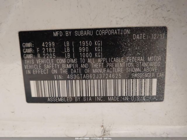 Subaru Impreza 2.0i Premium Image 7