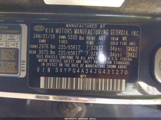 Kia Sorento 2.4l Lx Image 5