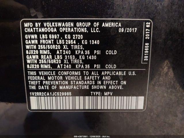 Volkswagen Atlas 3.6l V6 Sel Image 16