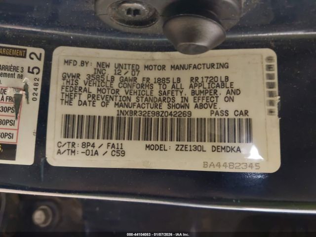 Toyota Corolla Ce Image 11